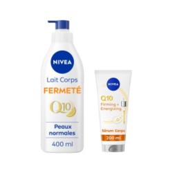 LOT Lait Corps Fermeté Hydratant Q10 + Vitamine C & t Corps Revitalisant Fermeté Q10 NIVEA