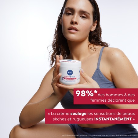 Lot Lait Corps Repair & Care & Crème Visage Corps et Mains Repair & Care Peaux Très sèches et rugueuses