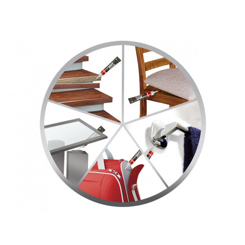 Pack de 2 - Loctite - Colles Multi-Usages 60 Secondes Universal Tube 20G Blister