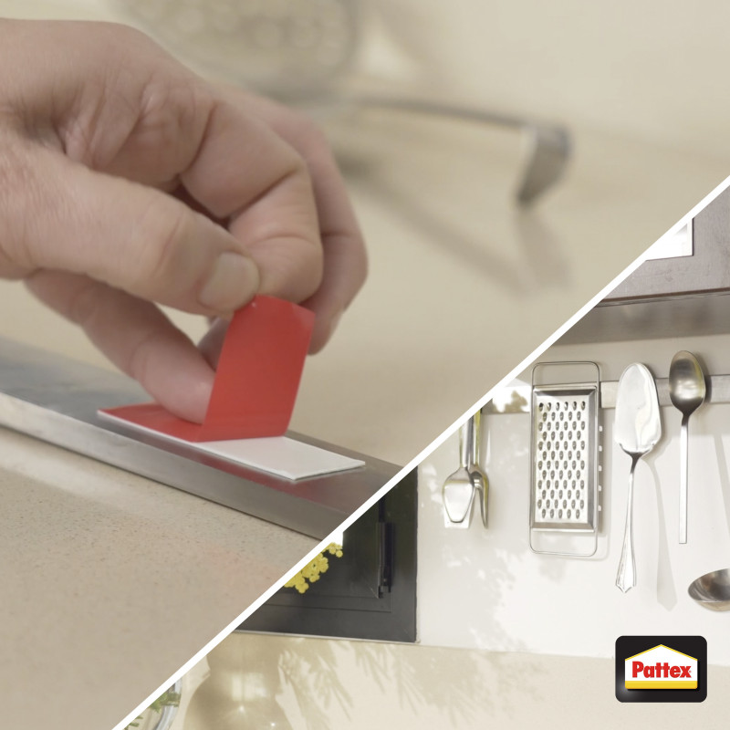 Pack de 2 - Pattex - Adhésif Fixation Ncnv Fixation Permanente 10 Pastilles 3Kg 20Mm*40Mm