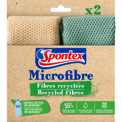 2 lavettes Microfibres...