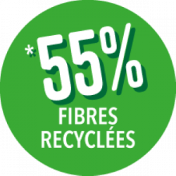 2 lavettes Microfibres Fibres Recyclées