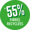 2 lavettes Microfibres Fibres Recyclées
