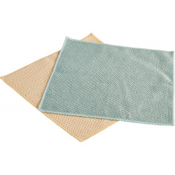 2 lavettes Microfibres Fibres Recyclées