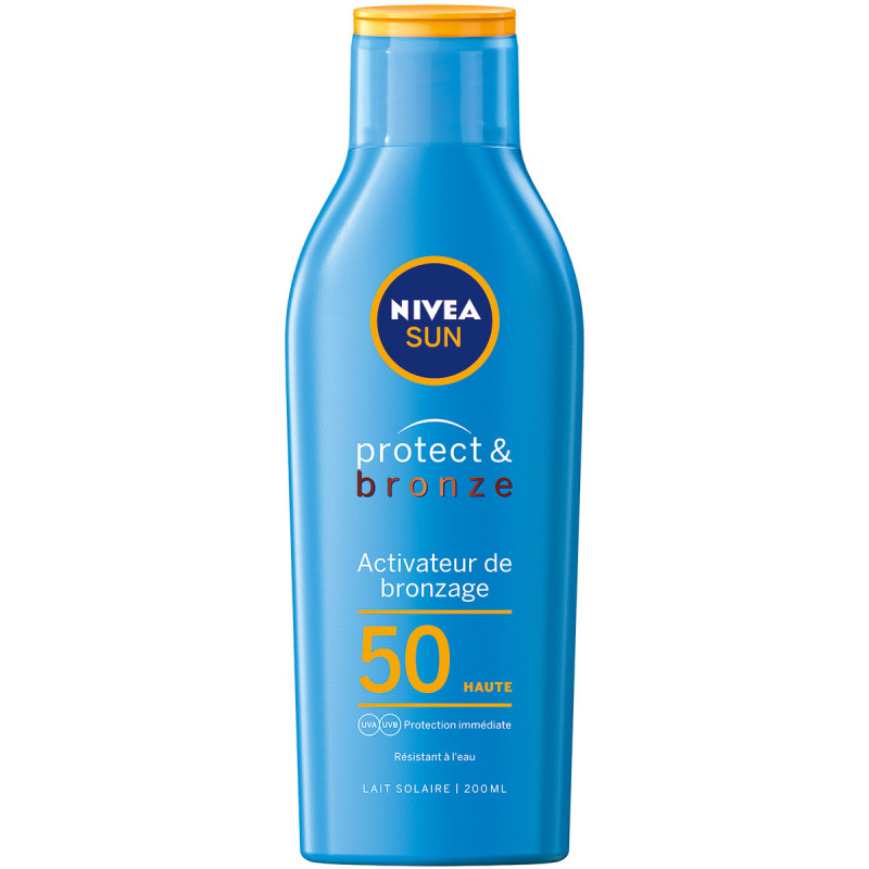 Nivea Sun - Pack de 2 - Lait Protect & Bronze FPS 50  200Ml