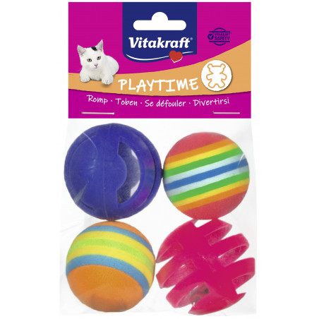 Vitakraft - 4 Balles assorties