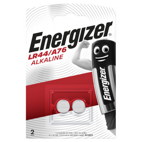 Energizer Pile Alcaline LR44, pack de 2 Piles