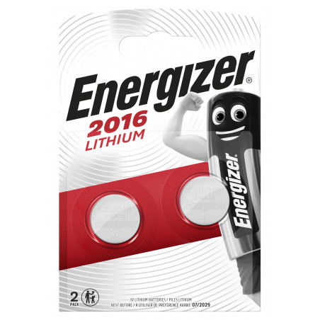 Energizer Pile Lithium 2016, pack de 2 Piles