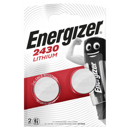 Energizer Pile Lithium 2430, pack de 2 Piles