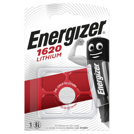 Energizer - Blister de 1 Pile - CR1620 - Piles Miniatures Lithium