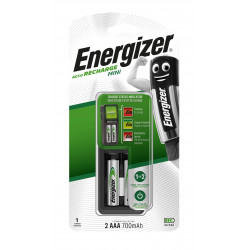 Energizer - Mini chargeurs LED pour piles 700 CH2PC4 - piles incluses