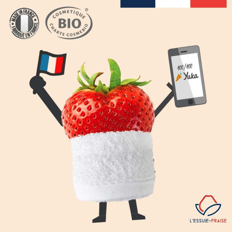 L'Essuie-Fraise - Lingette hygiène masculine bio, biodégradable, jetable toilettes - Lot de 5x7 ling