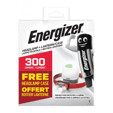 Energizer Summer Pack / Camping + Vison HD 300 Lumens (3 Piles AAA incluses) Energizer Summer Pack / Camping + Vison HD 300 Lumens (3 Piles AAA incluses)