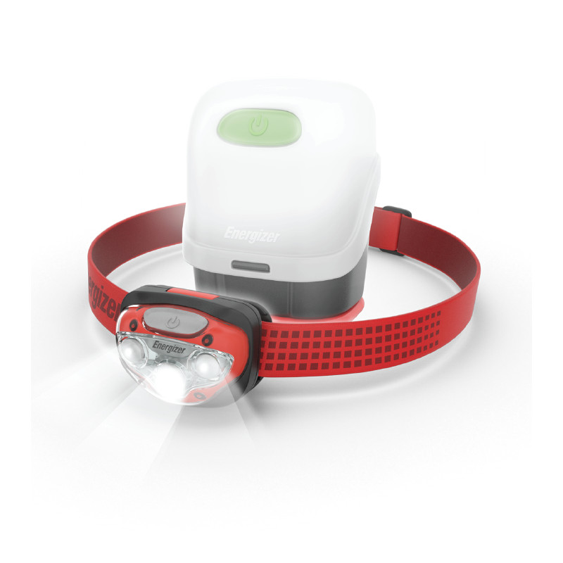 Energizer Summer Pack / Camping + Vison HD 300 Lumens (3 Piles AAA incluses)