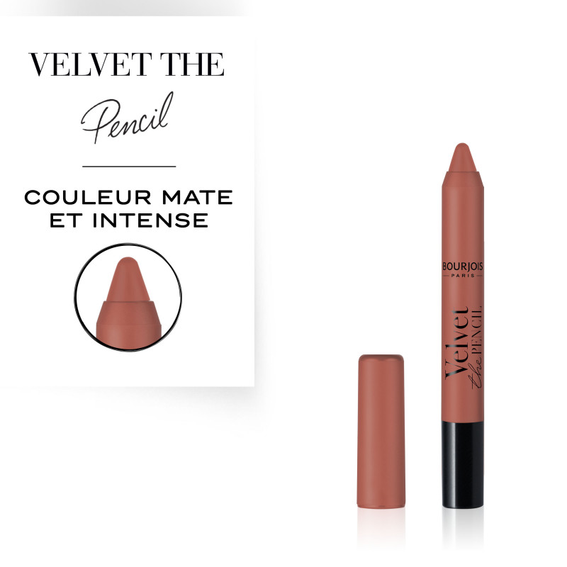 Bourjois Rouge A Levres Velvet The Pencil 02 Beige A Croquer