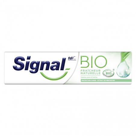 Pack de 24 Signal Bio Dentifrice Fraîcheur Naturelle Tube 75 ML