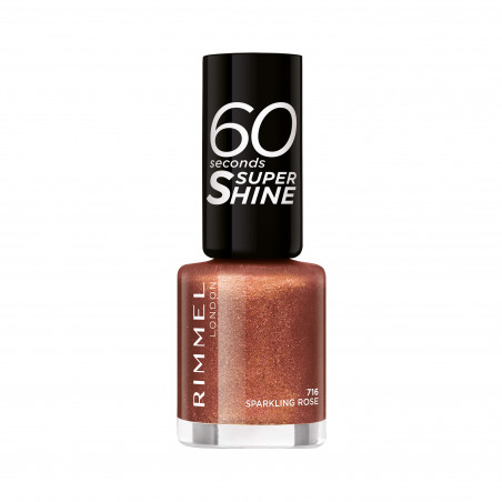 Rimmel - Vernis À Ongles - 60 Seconds Super Shine Colour Block - 716 Sparkling Rose - 8 Ml