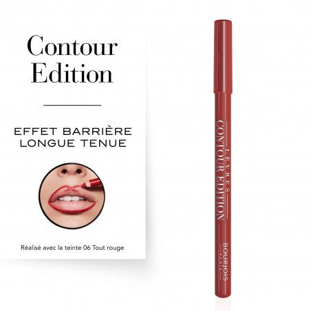Pack de 3 - Bourjois Crayon A Levres Contour Edition 15 Roux-Doudou