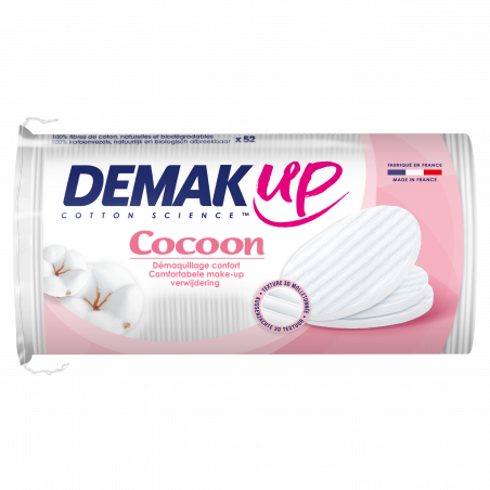 52 Cotons à démaquiller Demak'Up Cocoon Ovales