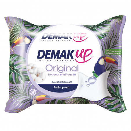 20 Lingettes démaquillantes Demak'Up Original Toutes Peaux