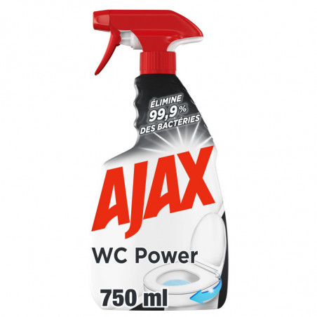 Pack de 12 Produit Ménager Multi Surfaces Ajax WC Power Spray - 750ml