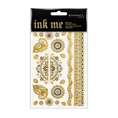 Pack de 3 - Rimmel - Stickers - Tatouages Stickers Métallisés
