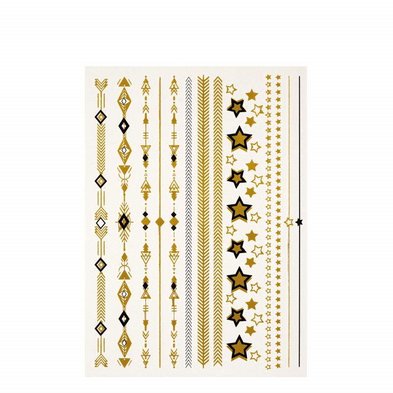 Pack de 3 - Rimmel - Stickers - Tatouages Stickers Métallisés