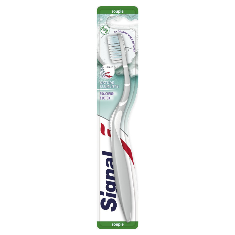 Signal Brosse à Dents Nature Elements Fraîcheur & Détox Souple