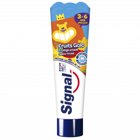 Signal Dentifrice Enfants 3 à 6 Ans Fruigolo 50ml
