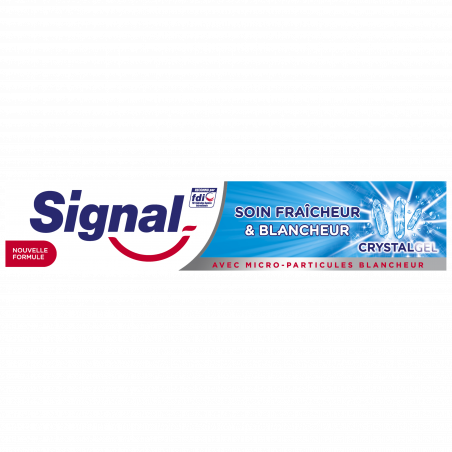 Signal Dentifrice Soin Fraîcheur & Blancheur Crystal Gel 75ml