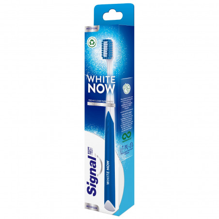 Pack de 6 - Signal White Now Brosse à Dents Medium