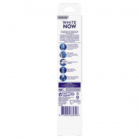 Pack de 6 - Signal White Now Brosse à Dents Medium