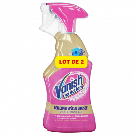 Pack de 3 - Vanish Détachant Avant-lavage Oxi Action Pistolet Gold Lot de 2 x 500ml