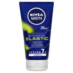 Pack de 4 - Gel pour cheveux homme styling Elacstic NIVEA MEN tube de 150ml