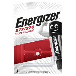 Pack de 3 - Energizer - Blister de 1 Pile - 377/376 - Pile Oxyde D'argent