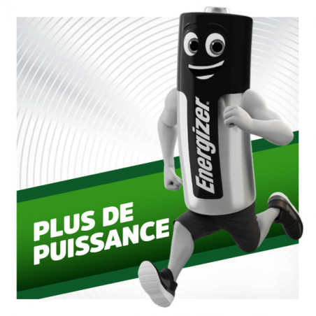 Energizer, Power Plus Rechargeable AAA/HR03, pack de 4 Piles
