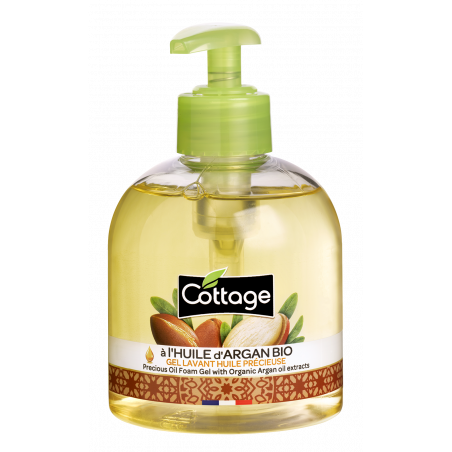 Cottage Gel Lavant Huile Précieuse Huile D'Argan Bio 300Ml