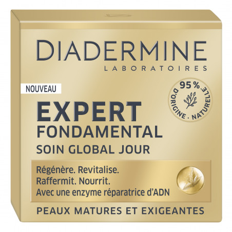 Diadermine - Expert Fondamental - Crème de Jour Anti-âge - Pot 50 ml