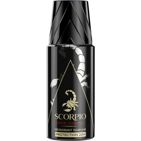 Scorpio  - Noir Absolu- Déodorant Homme - Atomiseur 150 ml