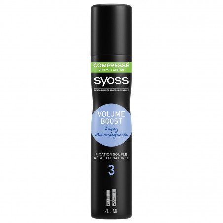 Syoss - Laque Compressée - Micro-diffusion - Volume Boost - 200 ml