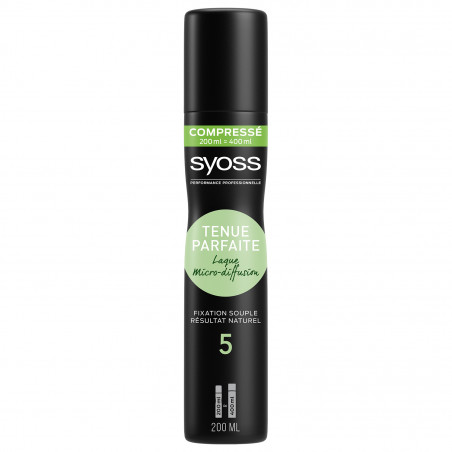 Syoss - Laque Compressée - Micro-diffusion - Tenue Parfaite - 200 ml