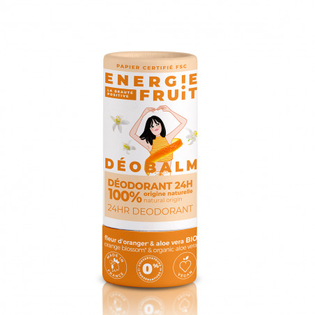 Pack de 3 - Deodorant Naturel - Fleur D'Oranger & Aloe Vera Bio - 30G