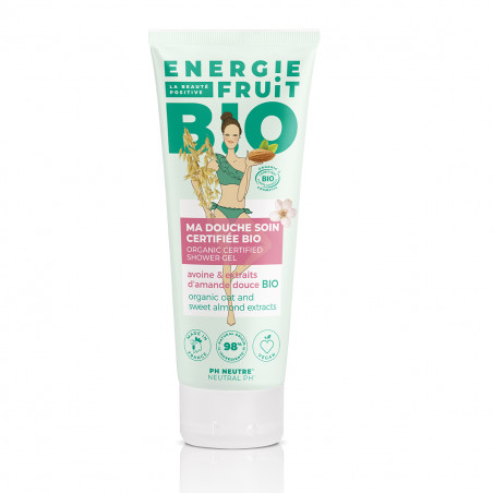 Pack de 6 - Douche Certifie Bio  - Avoine & Amande Douce  - 200Ml