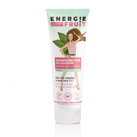 Pack de 4 - Shampooing Sans Sulfates - Cheveux Normaux -The Vert & Aloe Vera Bio - 250Ml