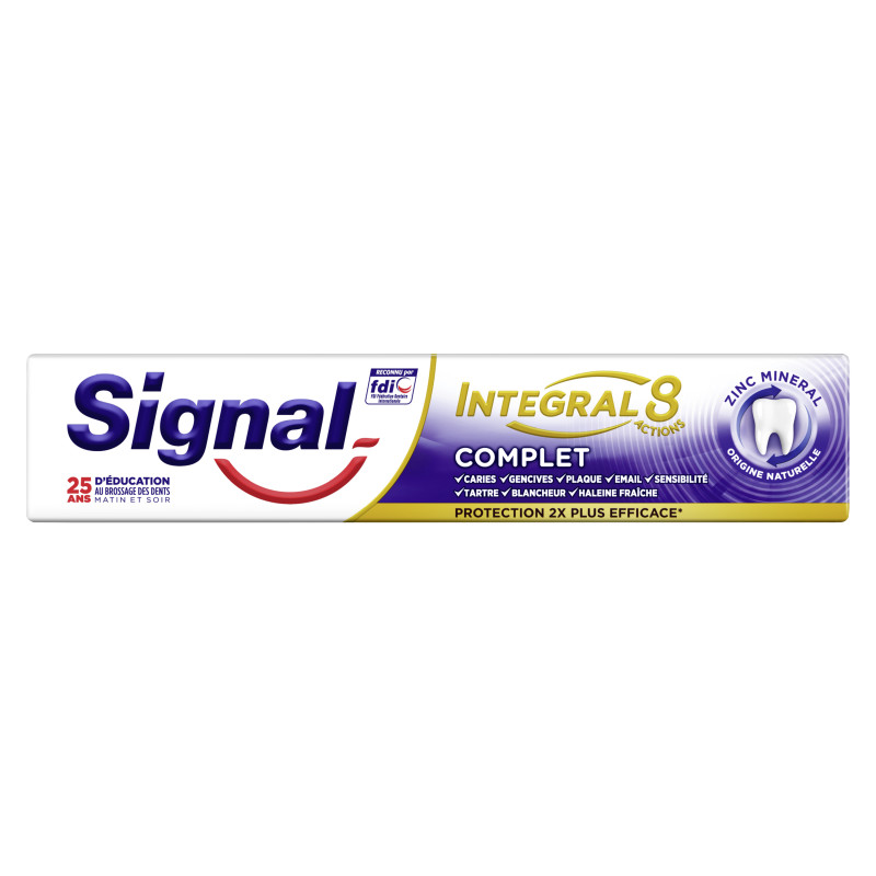 Pack de 24 Signal Dentifrice Integral 8 Complet 75ml
