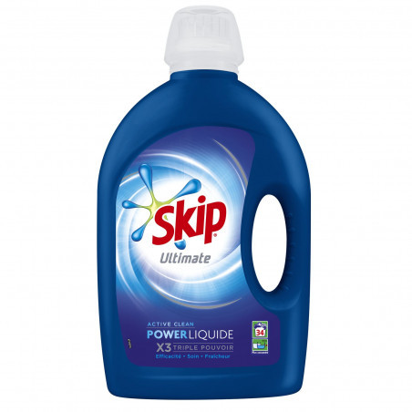 Pack de 5 Skip Lessive Liquide Ultimate Active Clean 1