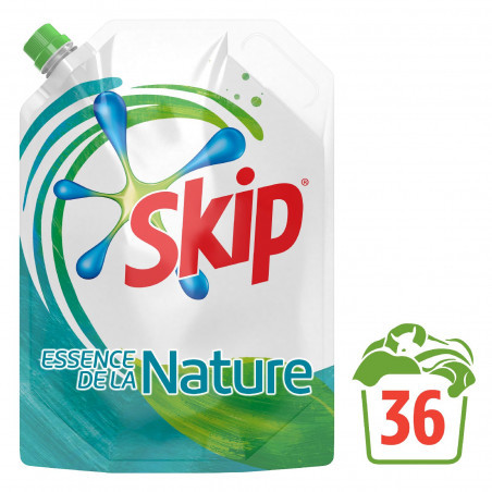 Pack de 6 Skip Essence De La Nature Lessive Liquide Recharge 1
