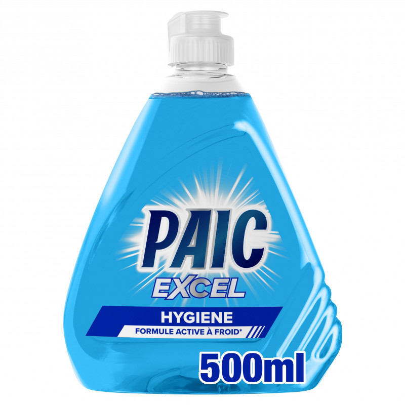 Liquide Vaisselle Paic Excel Actif à froid Hygiène - 500ml