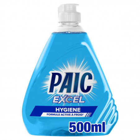 Liquide Vaisselle Paic Excel Actif à froid Hygiène - 500ml
