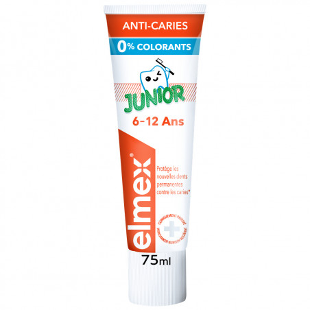Dentifrice elmex® Anti-Caries Junior 6-12 ans - 75 ml
